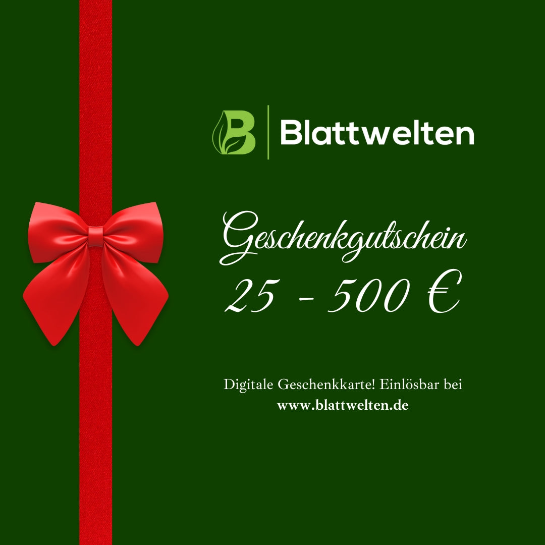 Blattwelten.de - Geschenkgutschein, Guthaben, Digital, Geschenkkarte