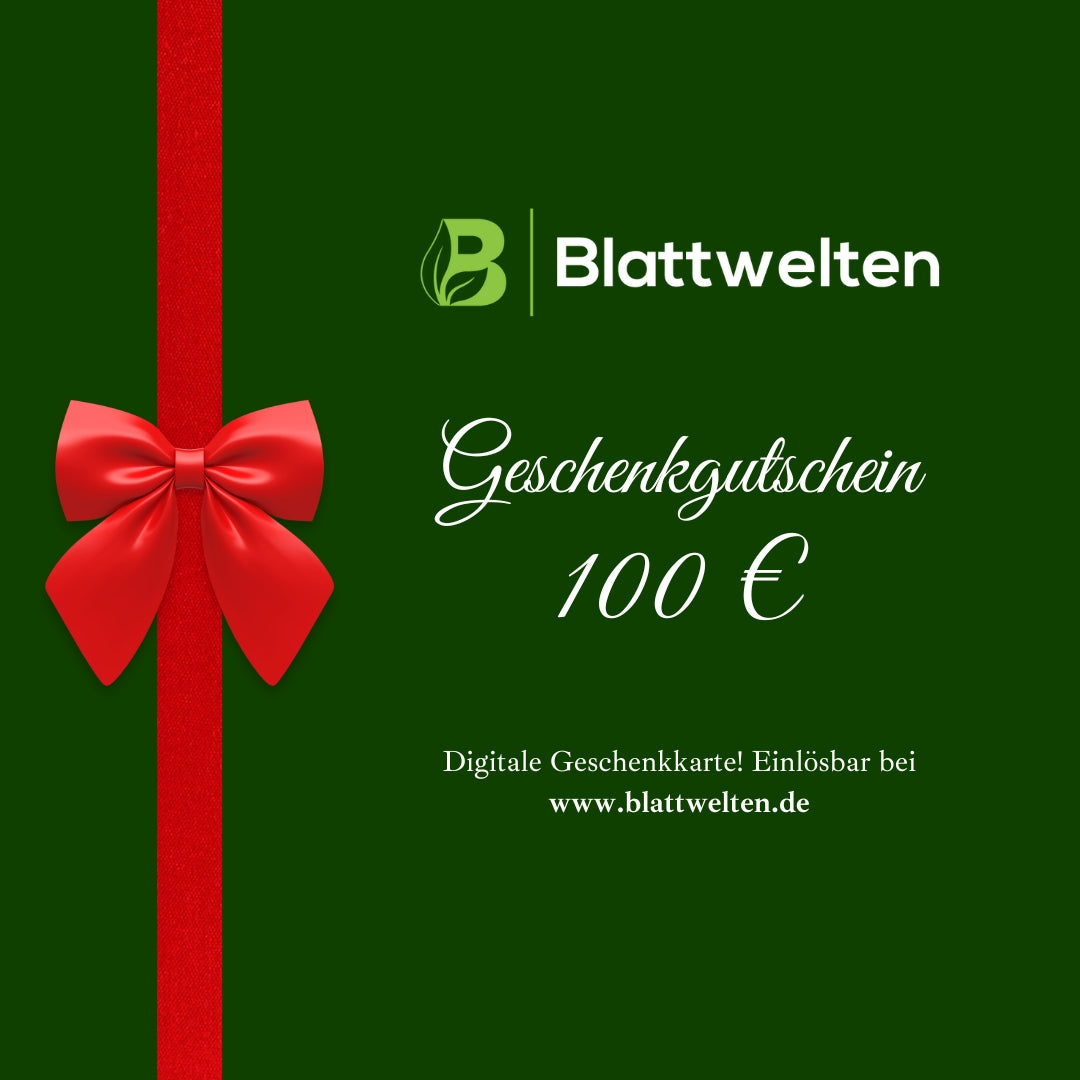 Blattwelten.de - Geschenkgutschein, Guthaben, Digital, Geschenkkarte