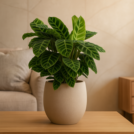 Calathea Zebrina – 80 cm, Ø 19 cm